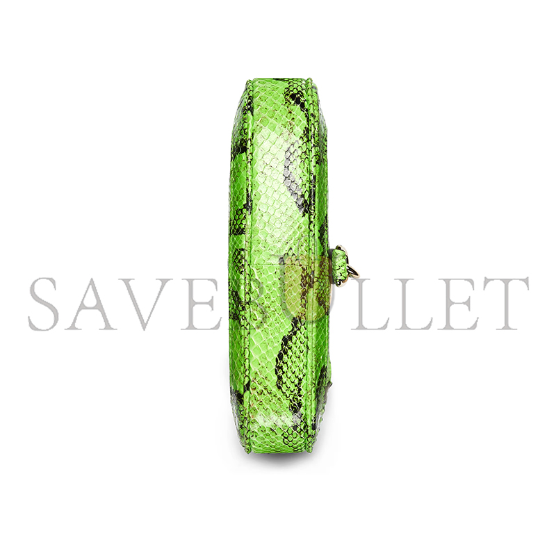 GUCCI JACKIE NOTTE PYTHON MINI BAG 782889 (19.5*18*3.5cm)